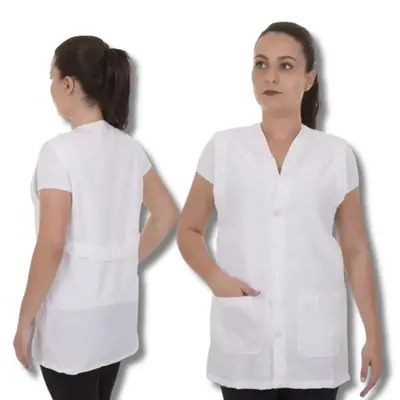 JALECO NYLON GRANDE BRANCO -3824