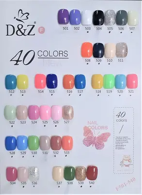 Esmalte Gel D&Z Coleção E/F 7,5ml