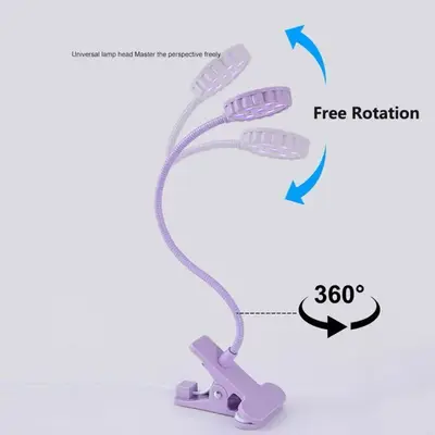Lanterna de mesa Clip 7 LEDS