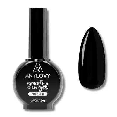 Esmalte Gel Pretinho ANYLOVY 10g